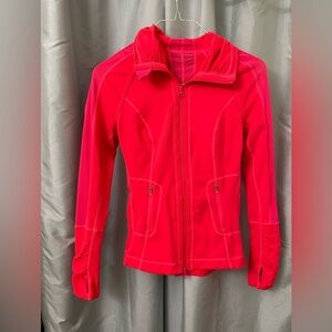 Zella hot pink zip up jacket
